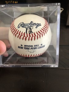 andrew benintendi autographed baseball