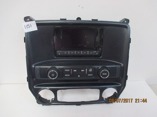 2014 Chevy Truck Display Screen w/Radio Controls 23176300