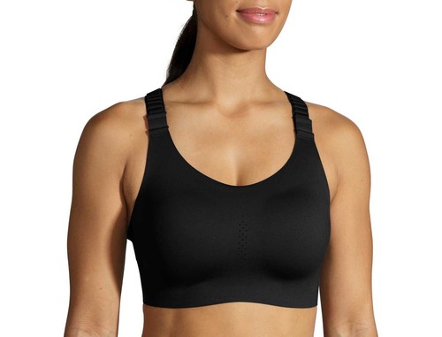 Brooks 350085 Dare Racerback 2.0 DriLayer Sports Bra Black 32D NWT New 000