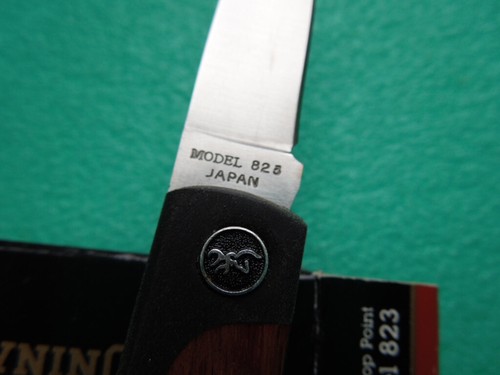 Premium BROWNING Model "823" AUS8 Steel from 80s/90s Made by KAI in Seki JAPAN - Picture 5 of 6