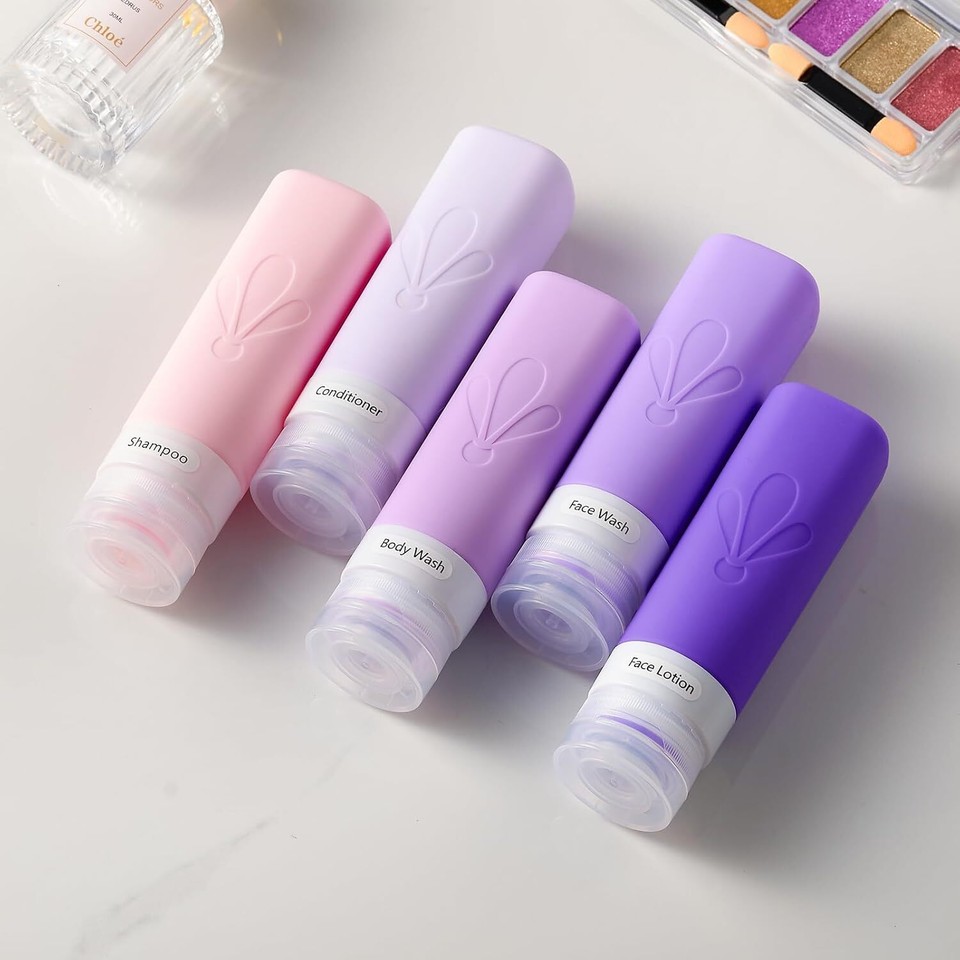 Travel Bottles for Toiletries, TSA Approved 3Oz Travel Size Containers