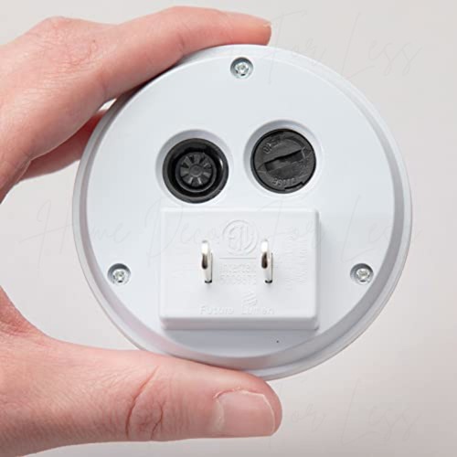 Clock Night Light Wall Plug-In Light Bedroom Kitchen Bathroom Kids Home Decor - Picture 8 of 9
