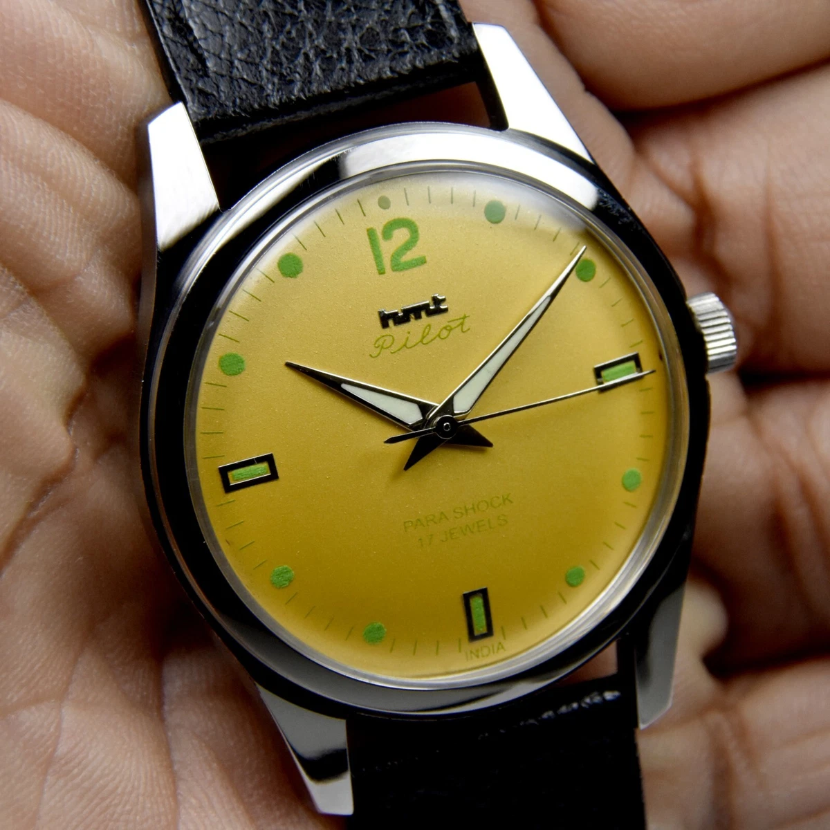 Hmt watches parashock 17 jewels sale