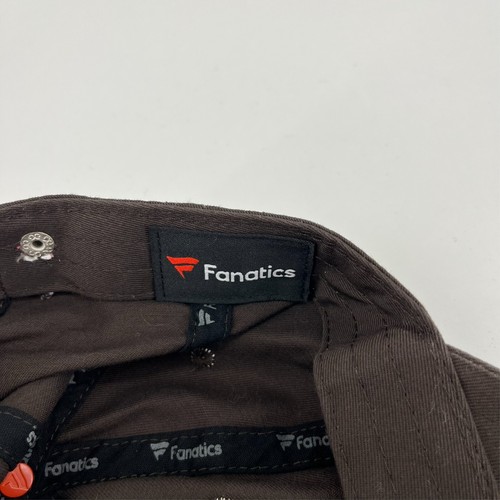 Fanatics Strapback Hat Men's One Size Brown Cleveland Browns Football NFL Logo - Picture 7 of 8