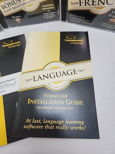 Transparent Language Learn French Now CD's and Books - Picture 5 of 23