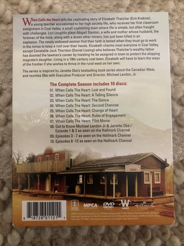 When Calls the Heart Complete Season 1 [DVD] - Picture 2 of 3