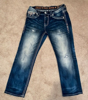 rock revival mens jeans buckle