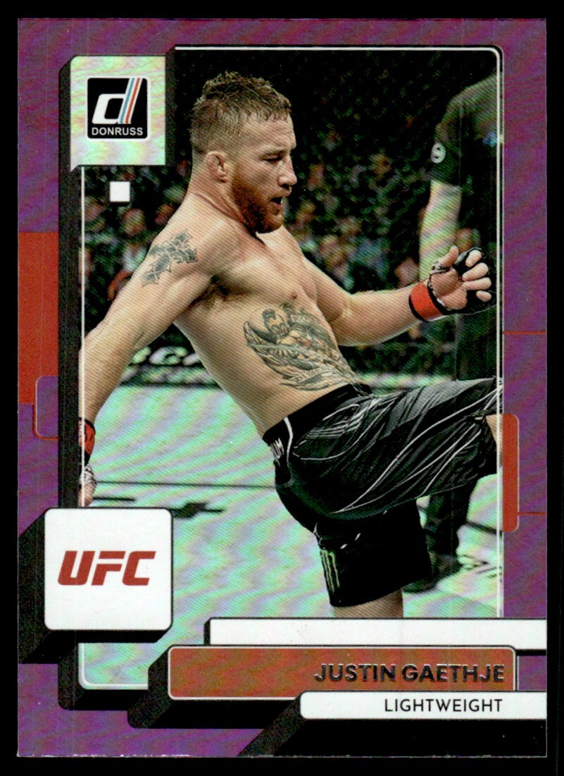 Justin Gaethje - Lightweight - 2023 Panini Donruss UFC - #94