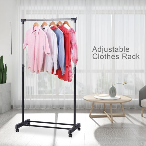 Laundry Clothes Storage Drying Rack Floor Standing Hanger Garment Coat Hat Rack