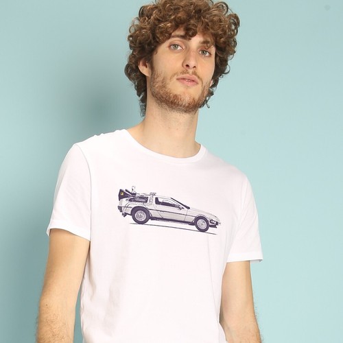 T-shirt homme personnalisé manches courtes imprimé en France couleur blanc - Imagen 10 de 52