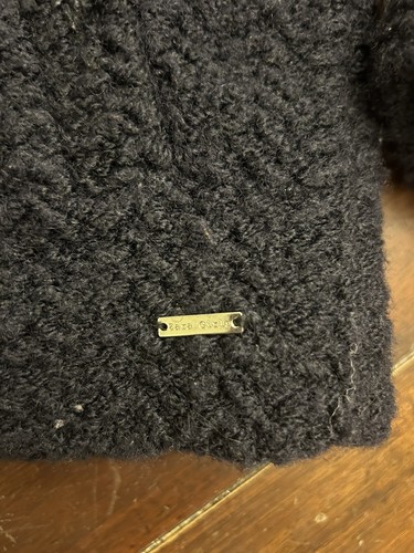 Zara Kids Mädchen Wolle Marine Jacke Mantel Gr. 5 Winter warm dick mit Kapuze - Bild 2 von 5