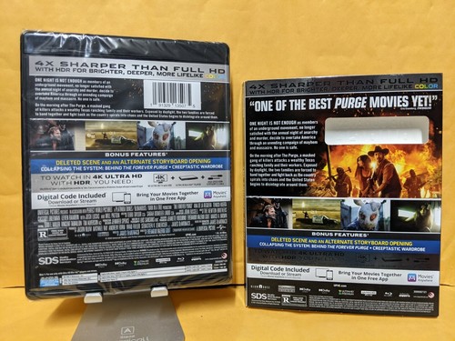 The Forever Purge [4K Ultra HD+BluRay+Digital] BRAND NEW! W/SLIPCOVER!! - Foto 2 di 2