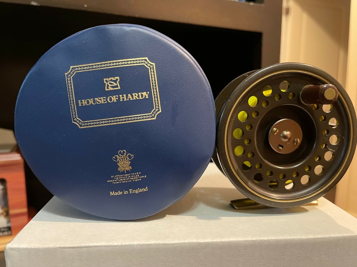 hardy fly fishing reels Golden Prince 8/9 with extra spool