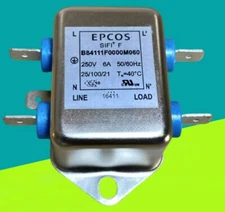 1PCS NEW FIT FOR EPCOS B84111F0000M060 6A power filter