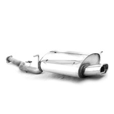 FOX Racinganlage ab Kat 1x135x80mm mit Absorber für BMW Z3 inkl Z3 Coupe 1.9l