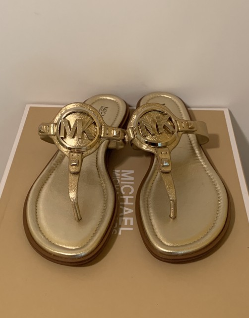 gold sandals size 6