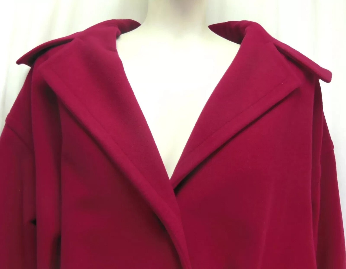 Taifun Wollmantel Damen Mantel Langarm Bordeauxrot 36 NEU UVP