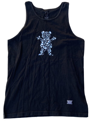 #ad Grizzly Grip Tape tank top est 2001 California USA Size L bear grizzly bear $30.49