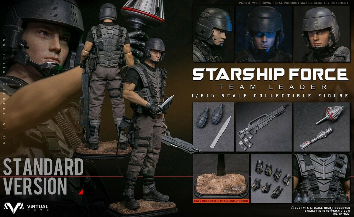 VTS TOYS VM037 1/6 Starship Troopers Force Team Leader