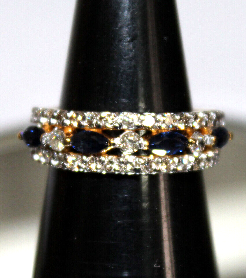 Zaffiro Azzurro Crepuscolare Naturale Da 0.59 Ct, Rotondo, VVS-VS - Foto 8