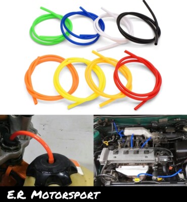 7 Mm) 1 Metro Di Tubo Per Benzina, Gasolio, Tubo Del Carburante Per Benzina Diesel (SAEJ30R7 DIN 73379) (2 X W1 Mini Fascetta) (interno 7,0 Mm/esterno 13,0 Mm (morsetto Grande 12 X 14 Mm - Foto 9