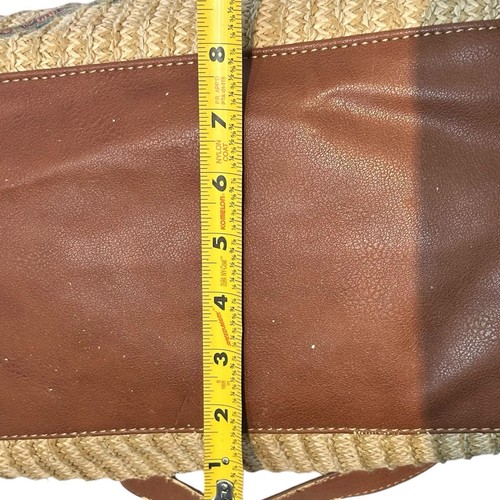 Bolso de Hombro Sakroots Owl Tejido Paja Apliques Bordado LEER - Imagen 22 de 22
