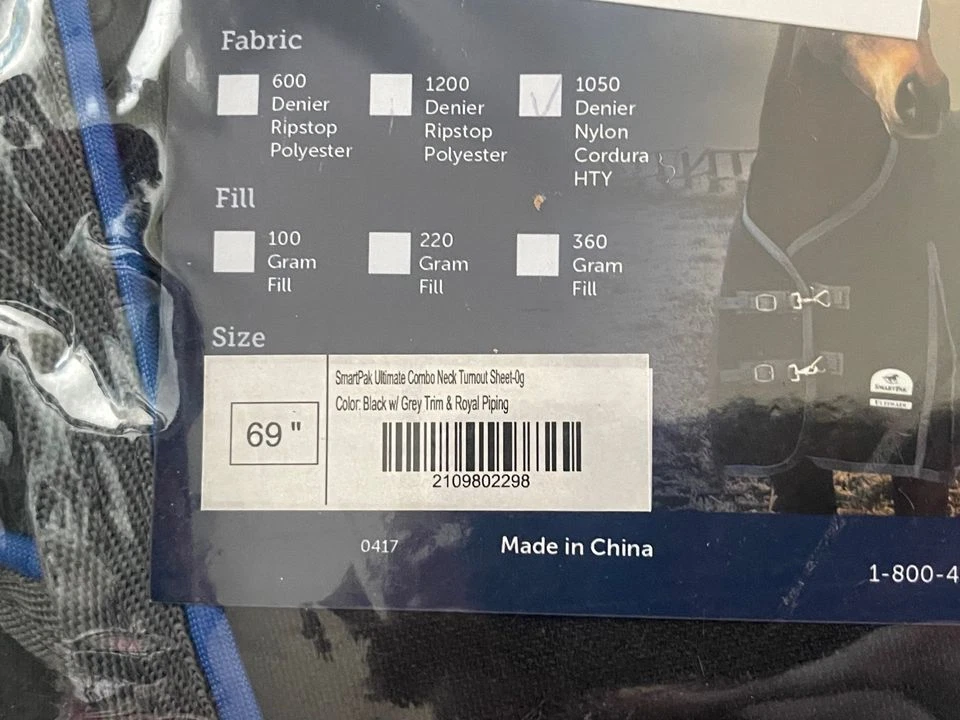 SmartPak Ultimate Combo Cuello Hojas Impermeables Talla 69 Foto 3 de 4