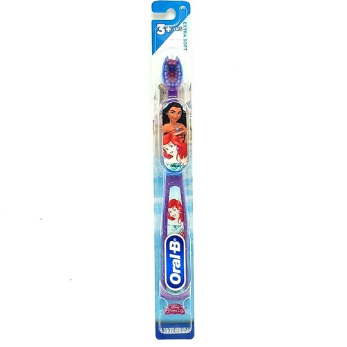 Oral B Kids Disney Princess Soft Manual Toothbrush Ariel Belle Moana Cinderella - Picture 10 of 72