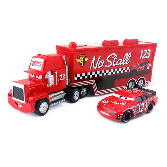 Disney Pixar Cars The King Chick Hicks Truck &Car 1:55 Diecast Model Kid Toy Car - Picture 46 of 64
