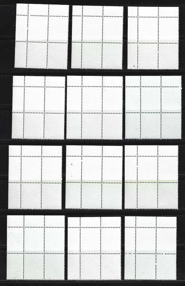 Israel 1982 - 1985 Seven Species 12 plate blocks different dates Mint Never Hi. - Image 2 of 2