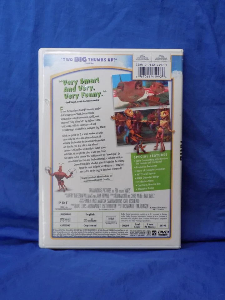 ANTZ Dream Works Animation Woody Allen 2001 - Image 2 of 3