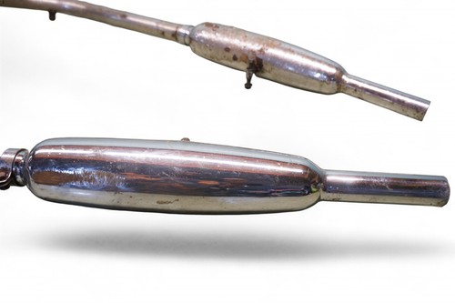 1951 Triumph Thunderbird T110 PREUNIT 650 6T TR6 *2871 exhaust pipes mufflers - Picture 7 of 18