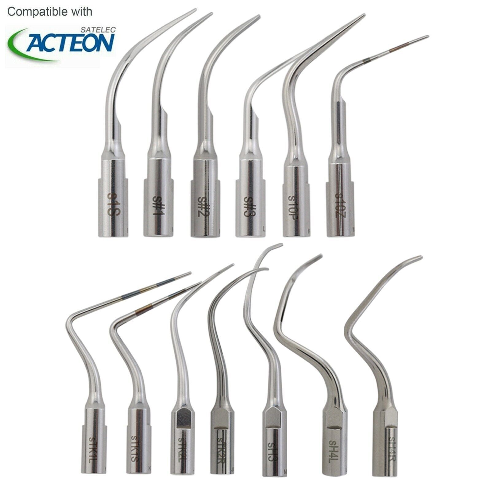 Puntas Satelec Acteon Newtron aptas para escalador piezoeléctrico ultrasónico dental puntas de período