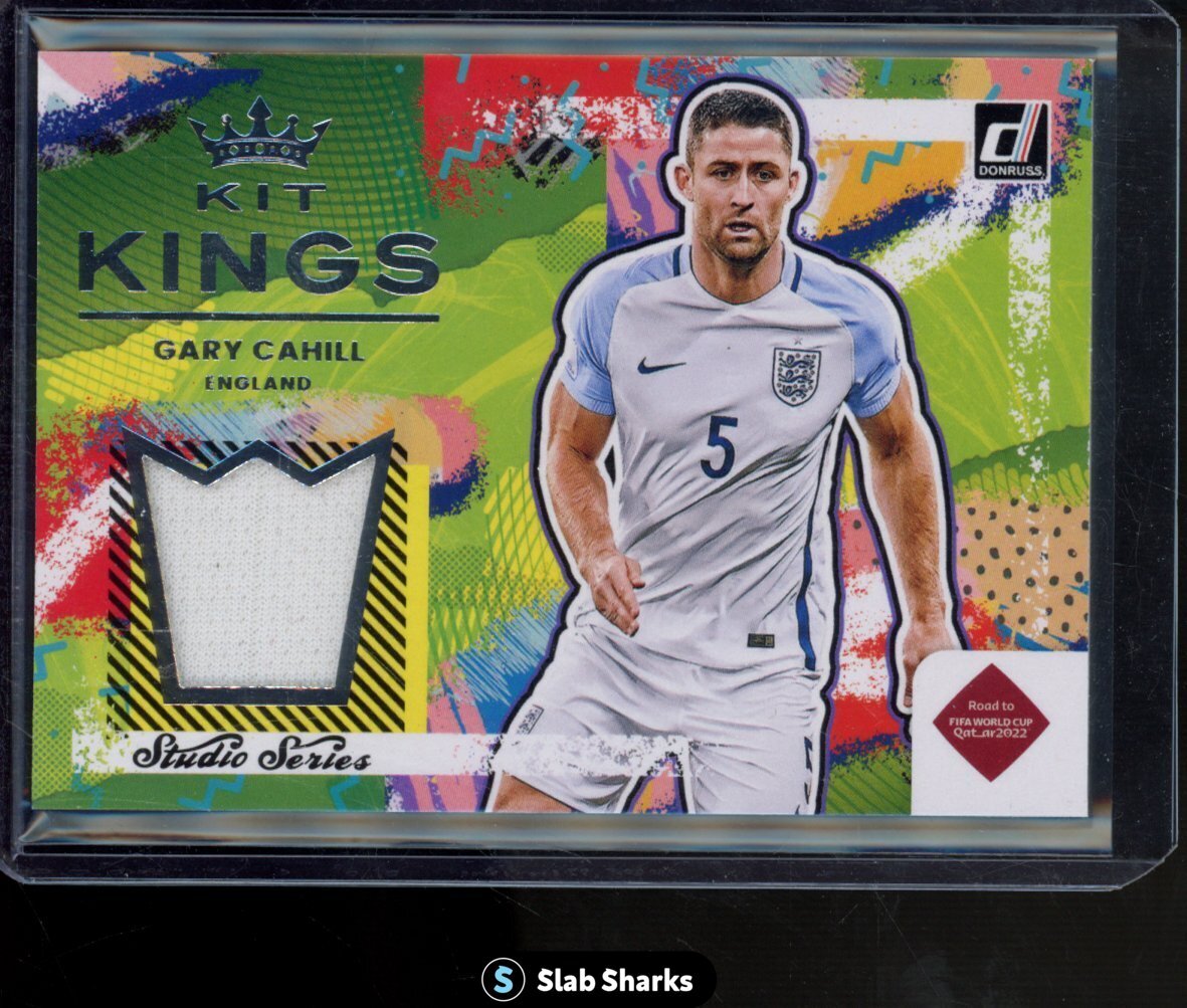 2021 PANINI DONRUSS SOCCER #KK-GC GARY CAHILL KIT KINGS JERSEY RELIC