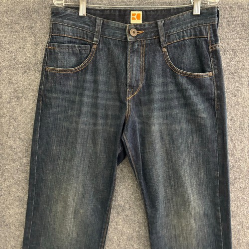 Hugo Boss Orange Jeans Men's 32 X 30 Dark Blue Comfort Fit Straight Leg - Picture 2 of 15