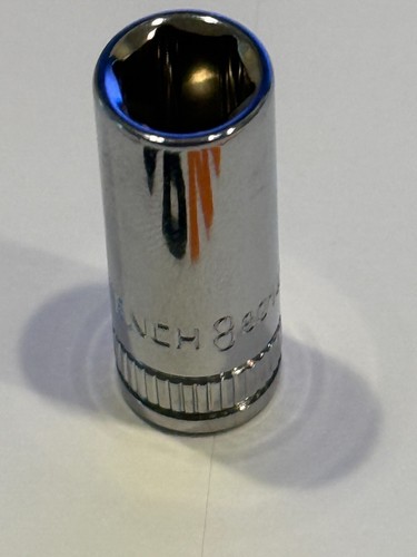 GearWrench 1/4 Inch Drive 6 Point Mid Length Metric Socket 8mm - Picture 2 of 2