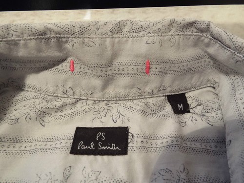PAUL SMITH Mens Shirt 🌍 Size M (CHEST 38") 🌎 RRP £95+📮 FLORAL STYLE STRIPES - Picture 2 of 6