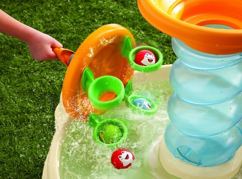 Mesa de juego parque acuático Little Tikes Spiralin' Seas NUEVA * juguete parque acuático diversión de verano - Imagen 5 de 6