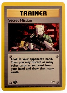 Pokemon-Secret-Mission-118-132-1st-Edition-Gym-Heroes-Uncommon-NM
