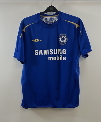 Maillot De Foot Chelsea Domicile 2005/06 – Centenaire – Umbro – Taille XL Adulte