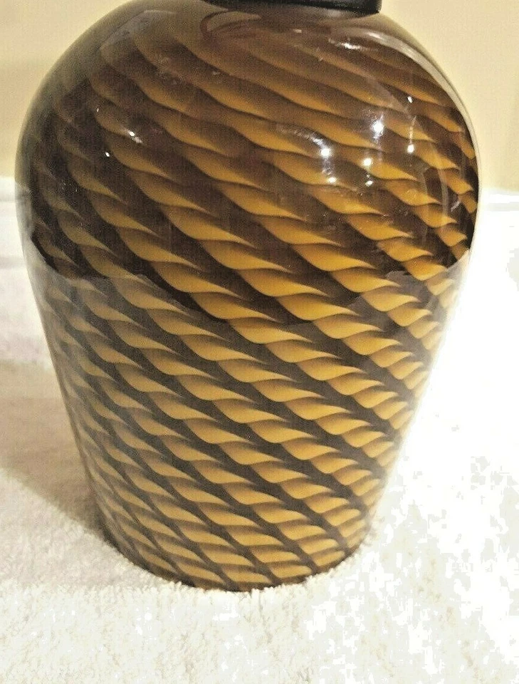 Globe of Catalina Lighting Track Pendant Ceiling Light E136385 Brown Art Glass  - Image 3 of 4