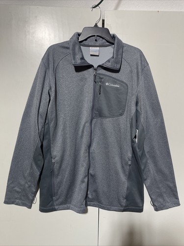 Columbia Unisex Interchange Full Zip Fleecejacke Größe L grau - Bild 1 von 2