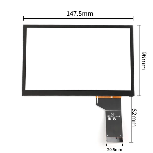 Digitalizador de cristal de pantalla táctil de 6,5" para VW Skoda MIB2 MIB STD2 radio multimedia navegación - Imagen 2 de 7