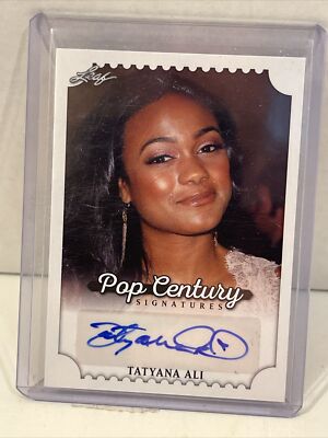 TATYANA ALI 2016 LEAF POP CENTURY #BATA1 AUTOGRAPH AUTO ASHLEY BANKS ACTRESS Y&R