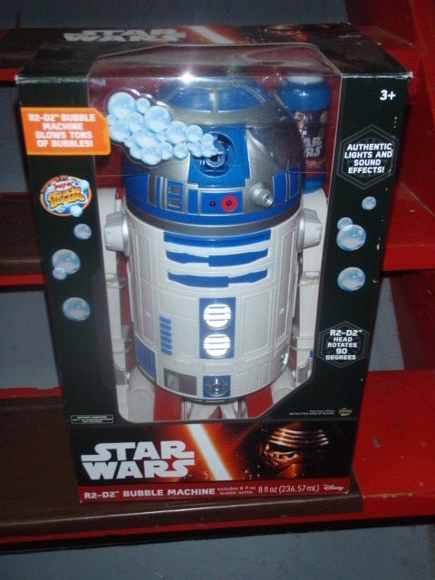 R2-D2 BUBBLE MACHINE star wars NEW blower maker party DISNEY