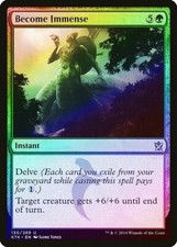 Become Immense FOIL Khans of Tarkir HEAVILY PLD Green Uncommon MTG CARD ABUGames