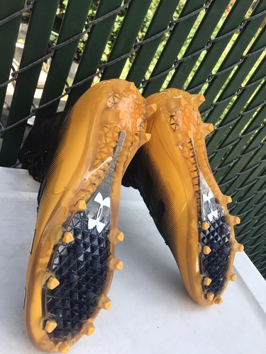 Under Armour ~ UA Highlight MC Herren Fußballschuhe - schwarz/orange, US 9 - Bild 10 von 16