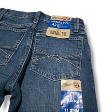 Wrangler 20X Vintage Bootcut Jeans Boys Size 11 Slim - NWT New