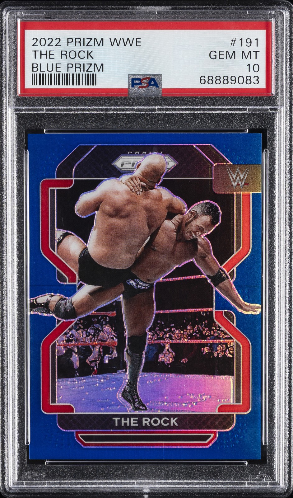 その他 2022 Select WWE The Rock Blue PSA10 2022 Select WWE The Rock Blue PSA10