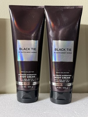 2 New BLACH TIE MEN S COLLECTION BATH & BODY WORKS BODY CREAM LOTION